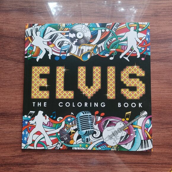 New Elvis Presley Coloring Book - King of Rock Roll Igloo Books - Picture 1 of 4